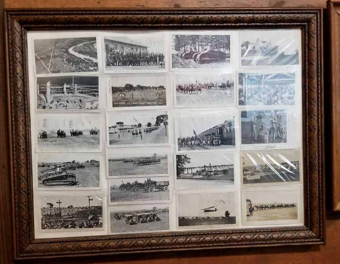 Frames group of military postcards (1 of 3)