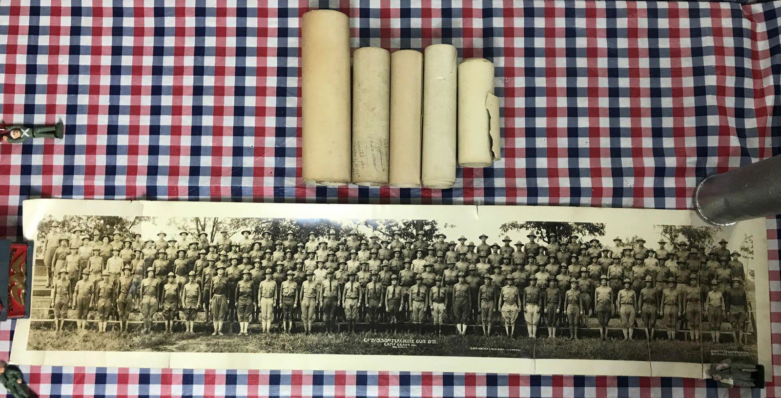 Group of 6 WW1 era Camp Grant panoramic photographs (1 of 20)