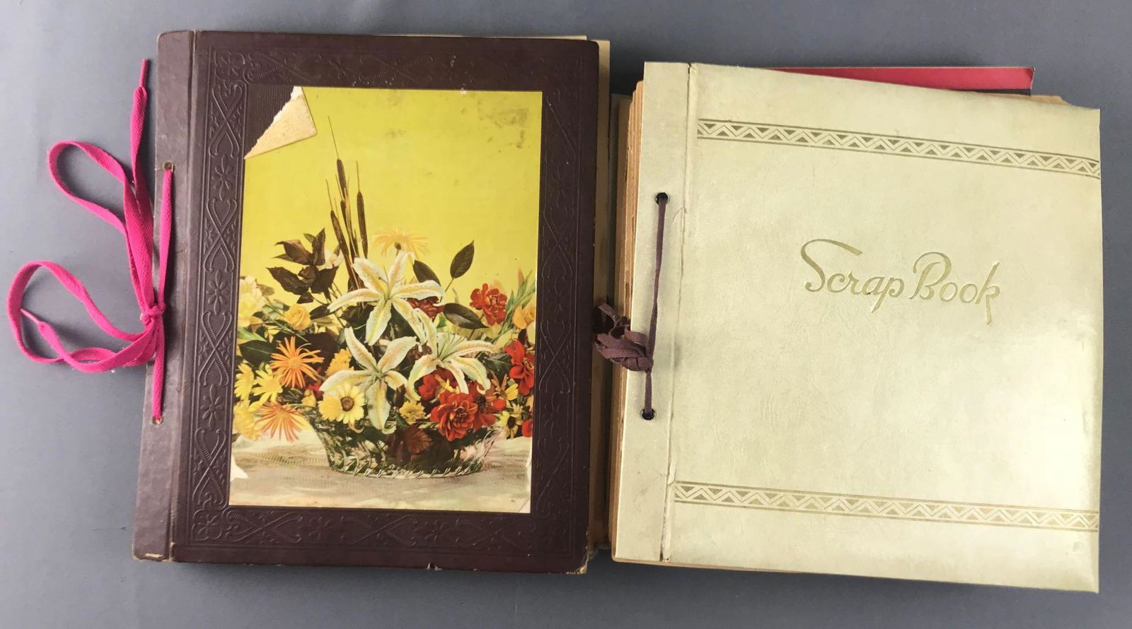 Group of 2 WW2 era scrapbooks (1 of 9)