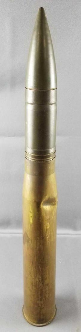 WW2 57mm inert cartridge Sherman anti-tank: 1943, 27 inches tall. M23A2