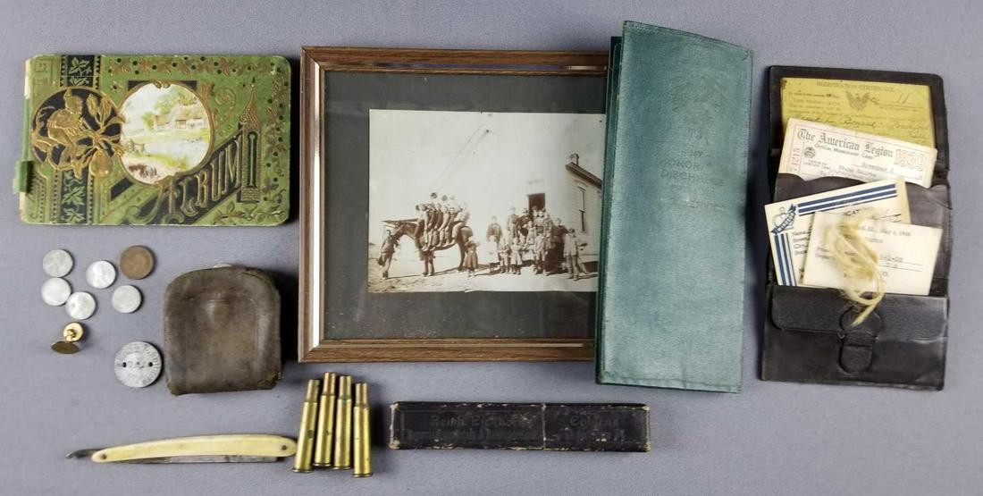 Group of vintage items from WW1 and later era (1 of 6)