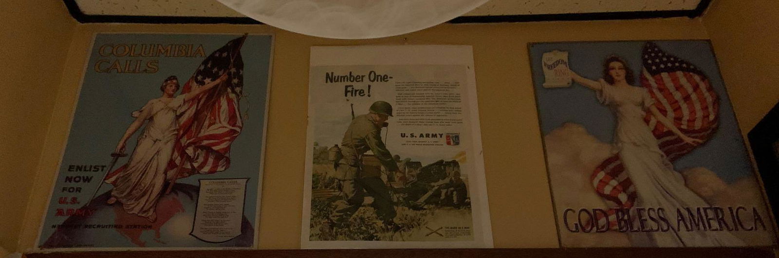 Group of two reproduction metal signs and magazine Ad (1 of 1)