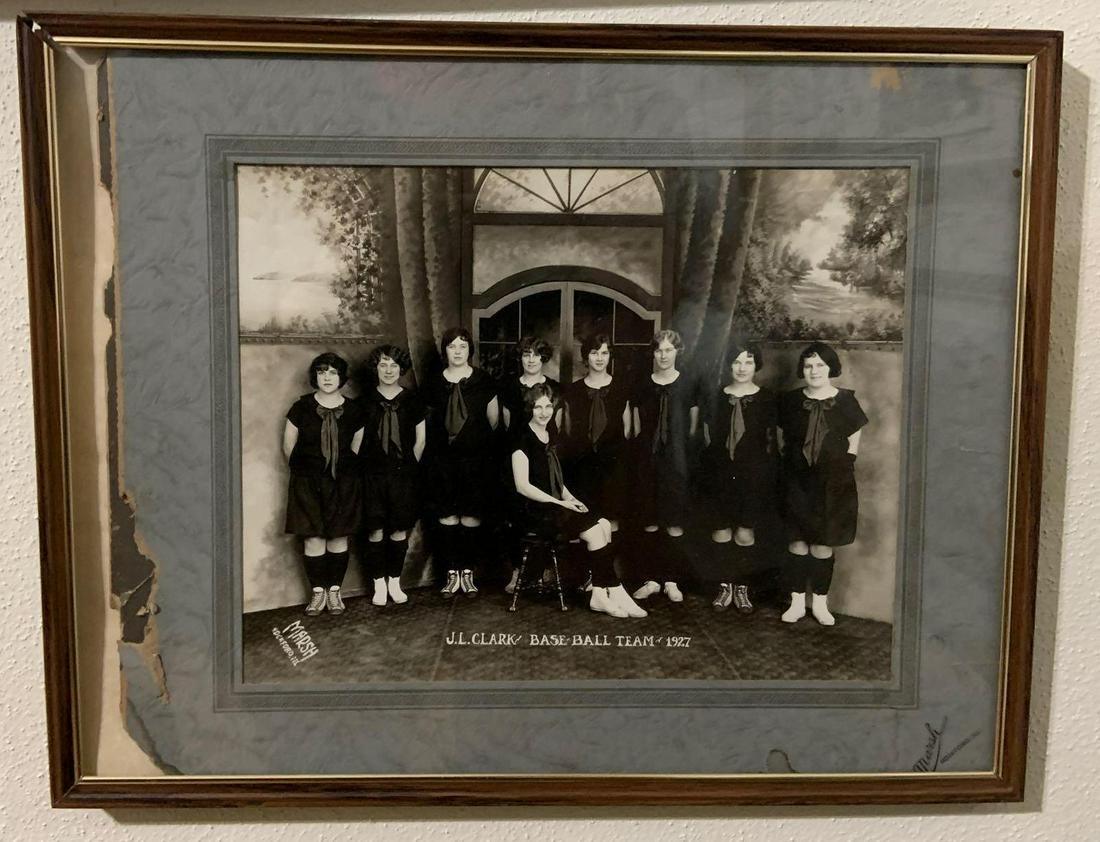 1927 JL Clark baseball team photograph (1 of 1)