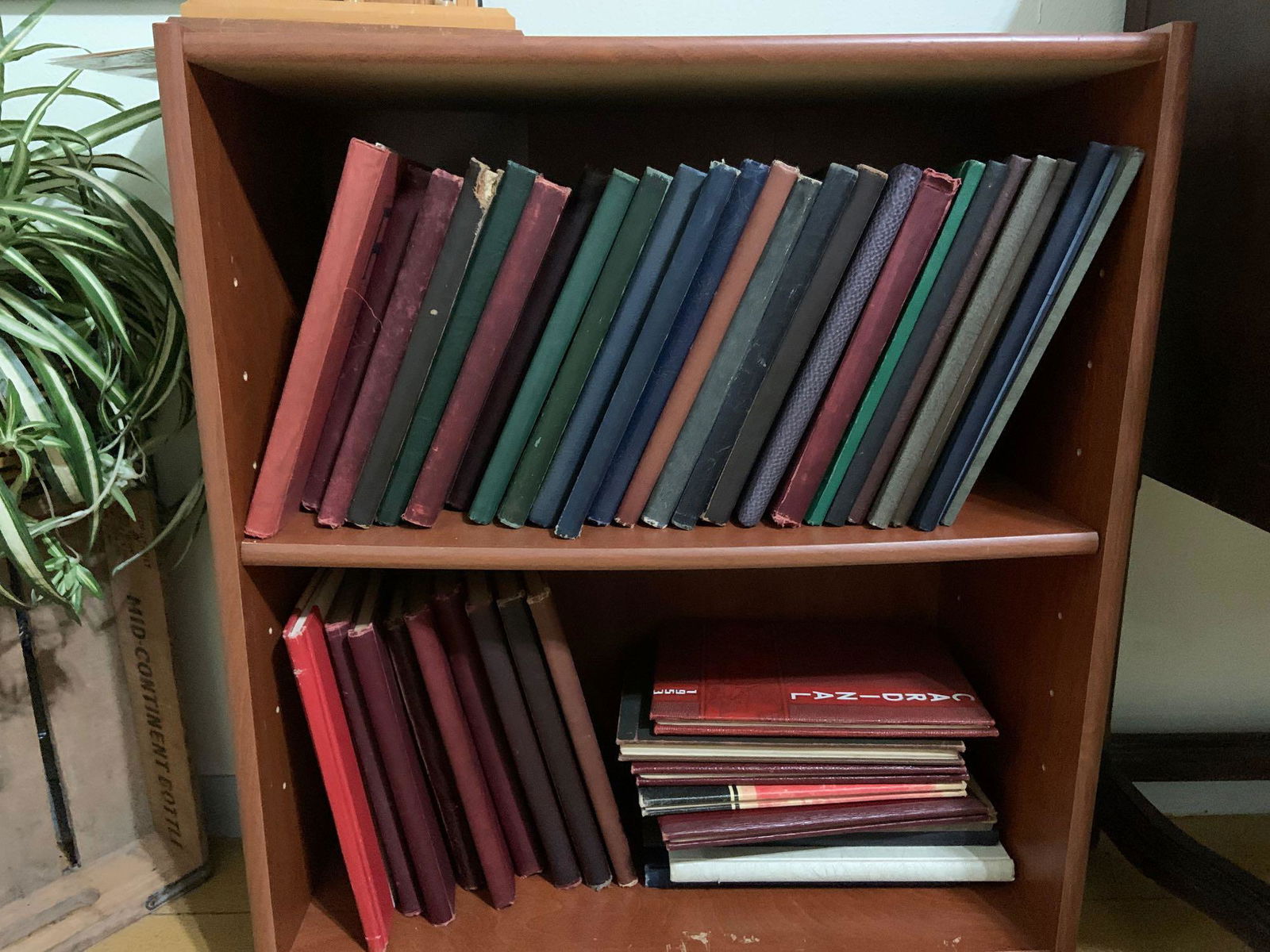 Large group of Rockford Illinois high school yearbooks (1 of 2)