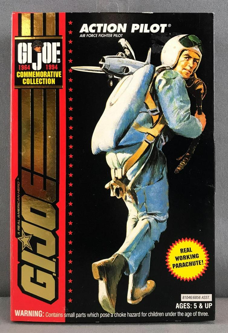 Hasbro 1964-1994 Commemorative Collection Action Pilot: New in original packaging, 3.75 inch action figure in 6x1.25x9 inch packaging. Some shelf wear