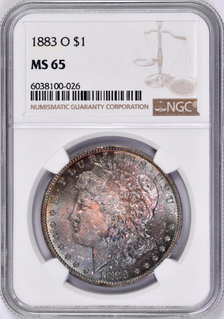 1883 O Morgan Silver Dollar (NGC) MS65 (1 of 2)