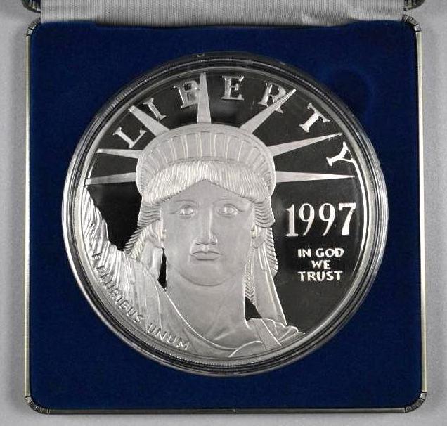 1997 Washington Mint 4oz. .999 Fine Silver Statue of (1 of 2)