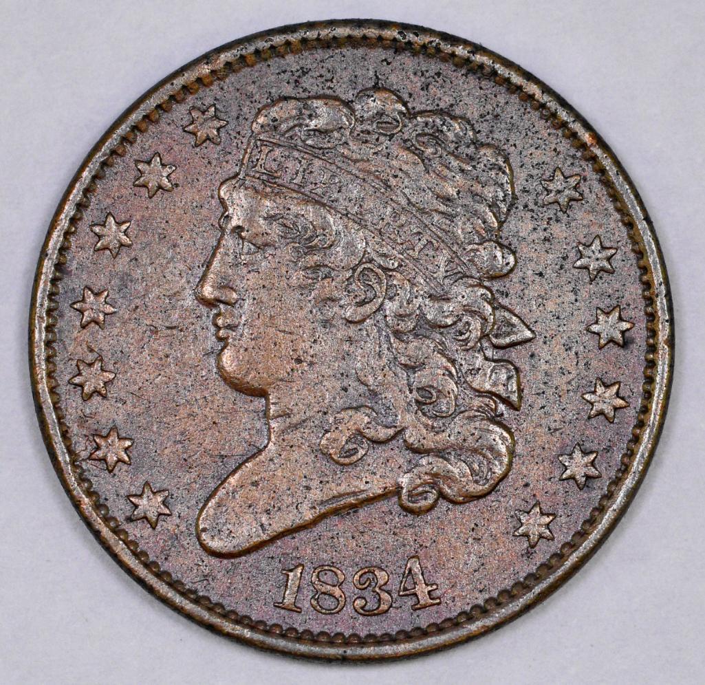 1834 Classic Head Half Cent (1 of 2)