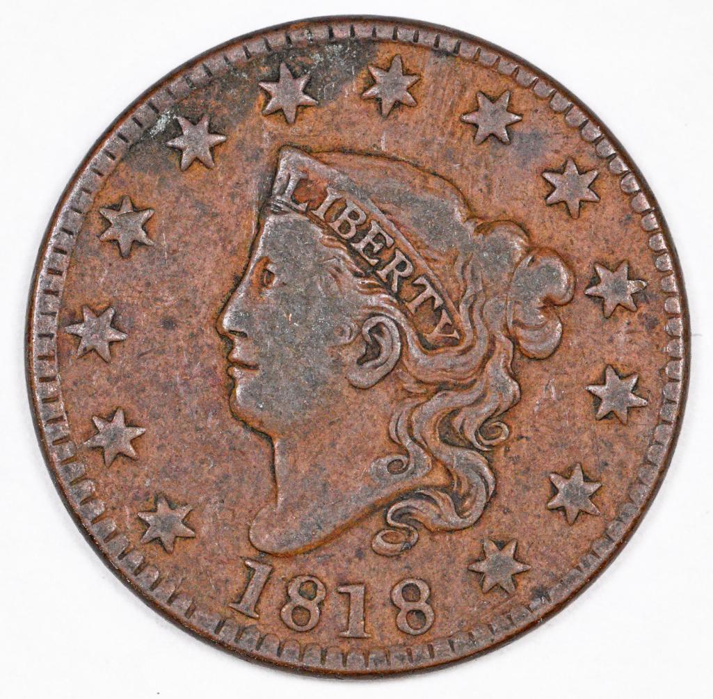 1818 Coronet Head Large Cent (1 of 2)