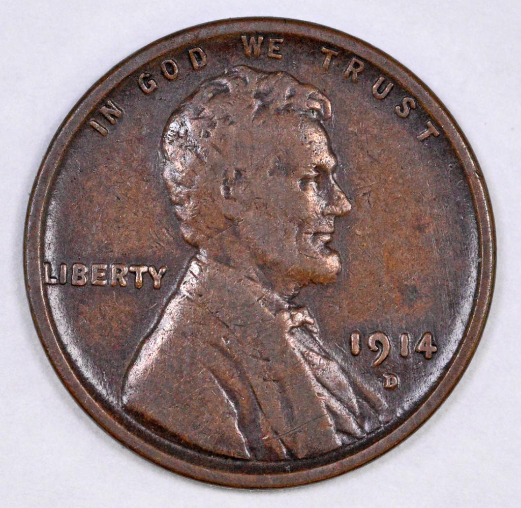 1914 D Lincoln Wheat Cent (1 of 2)