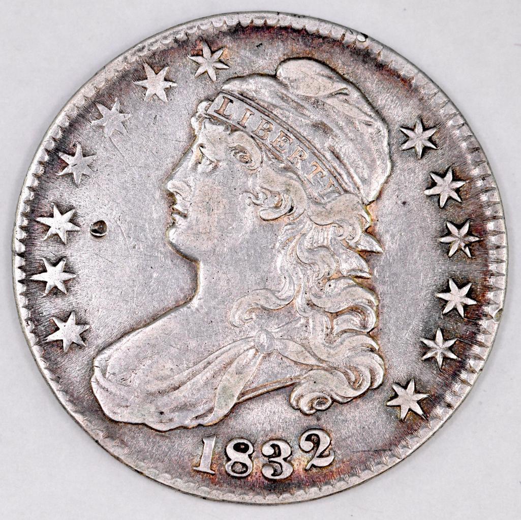 1832 Capped Bust Silver Half Dollar (1 of 2)