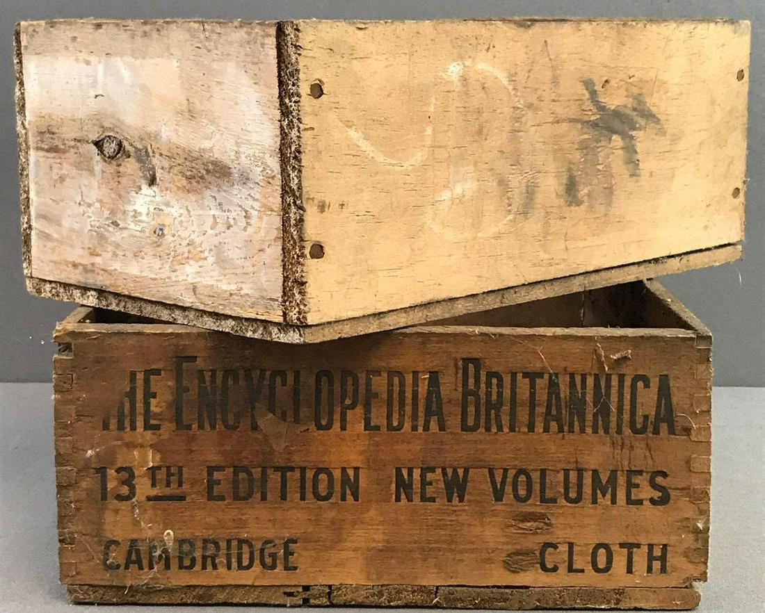 Group of 2 Wooden Shipping Crates (1 of 7)