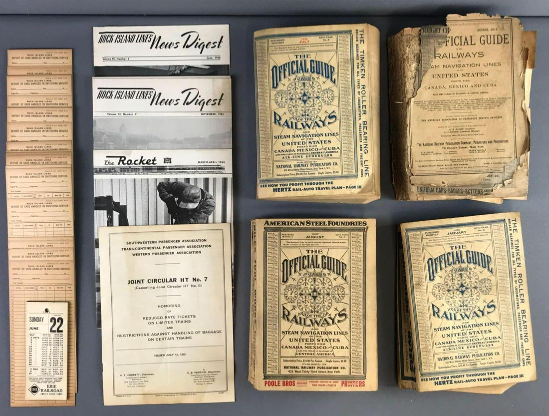 Group of Railroad books, newsletters and more (1 of 4)