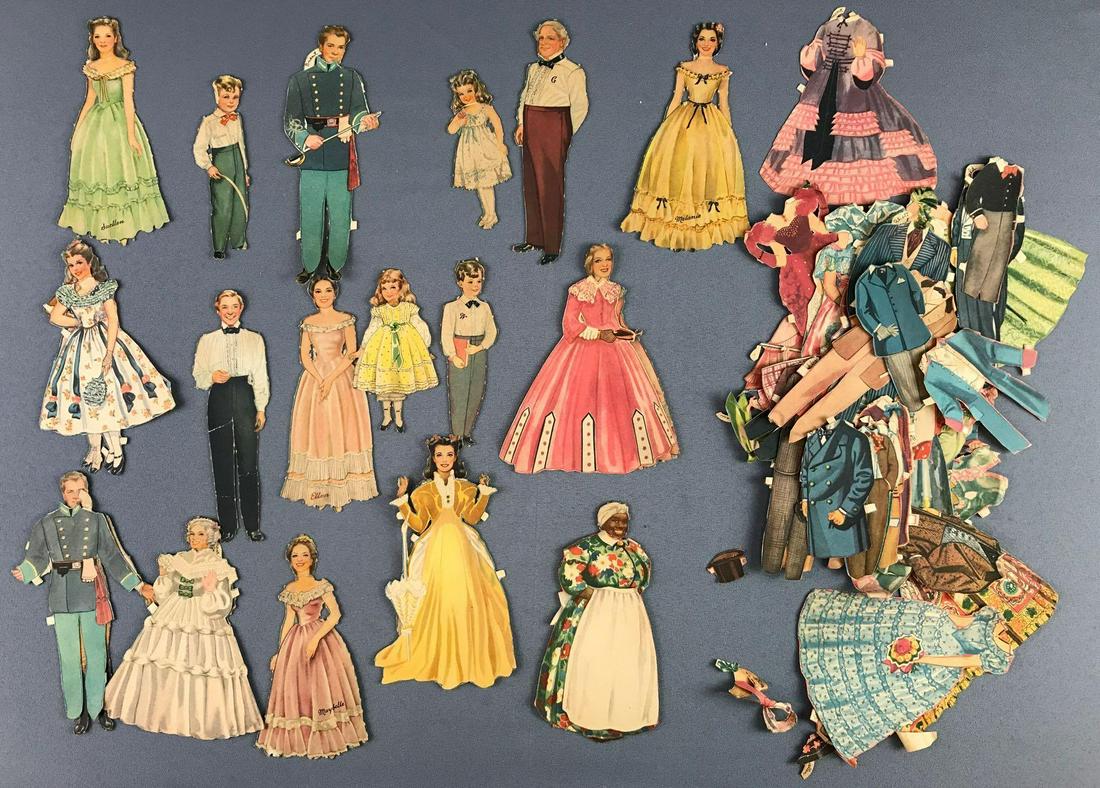 Gone with the wind paper dolls on sale