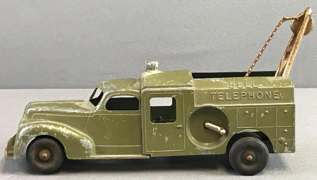 Metal Hubley Kiddie Toy Bell Telephone Truck (1 of 5)