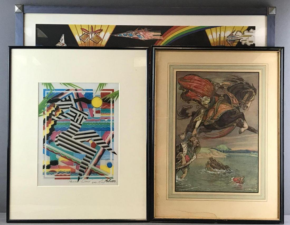 Group of 3 assorted framed art (1 of 14)