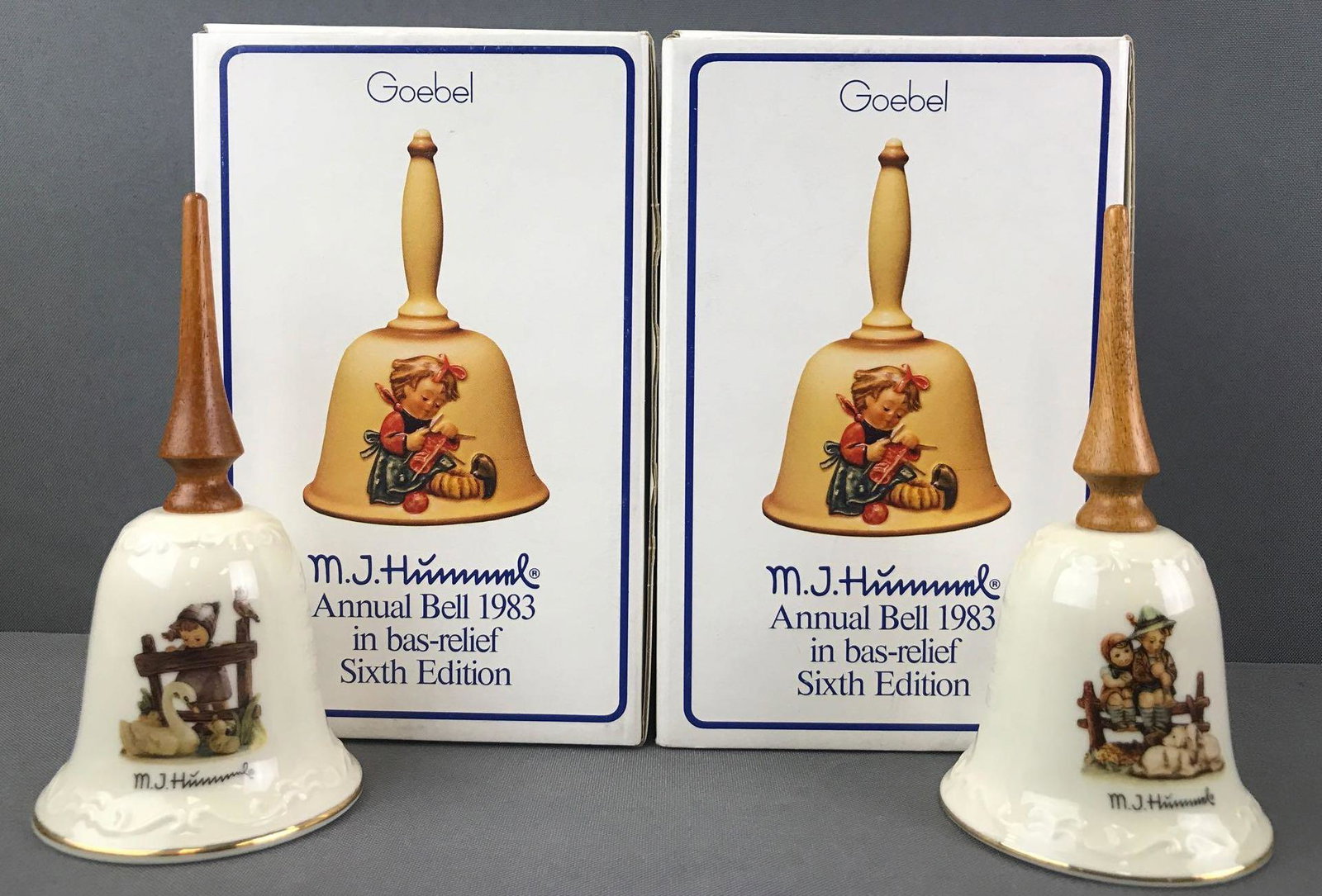 Group of 4 Goebel M.I. Hummel bells (1 of 8)