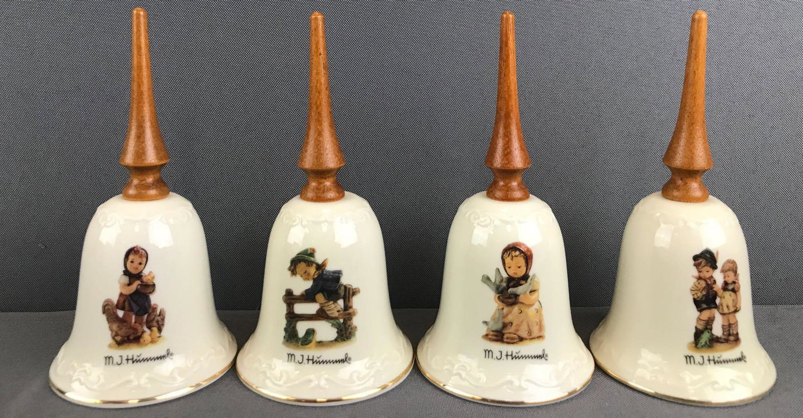 Group of 4 Goebel M.I. Hummel bells (1 of 5)