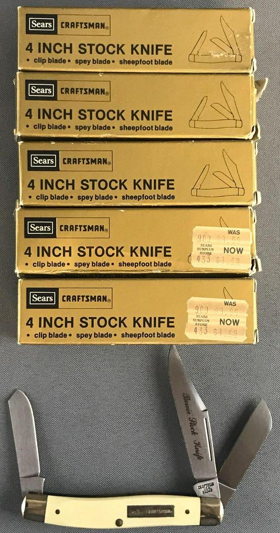 Group of 15 Sears Craftsman 4 inch Stock Pocket Knife (1 of 4)