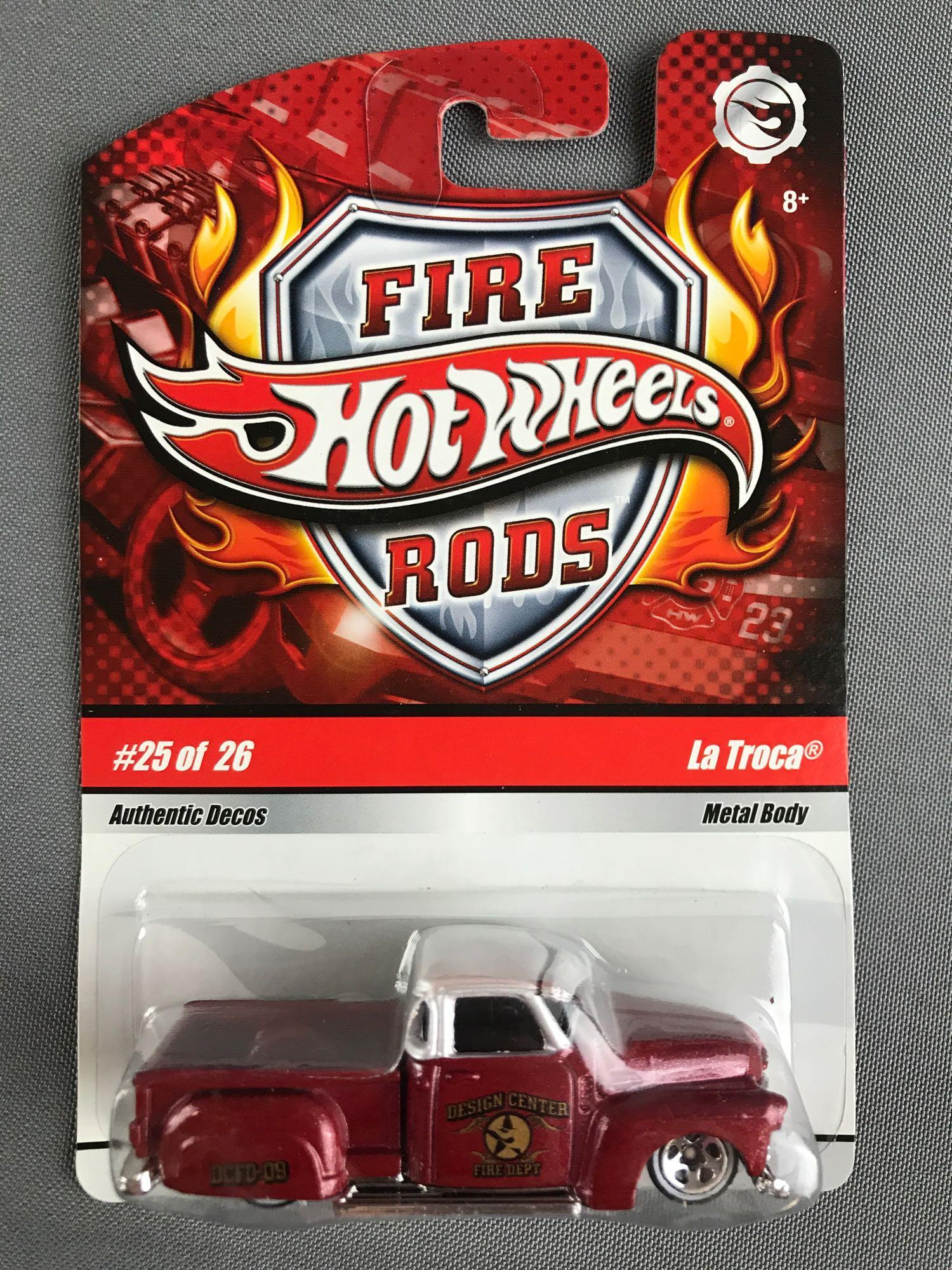 Rare Hot Wheels Fire Rods No. 25-La Troca die-cast (1 of 3)