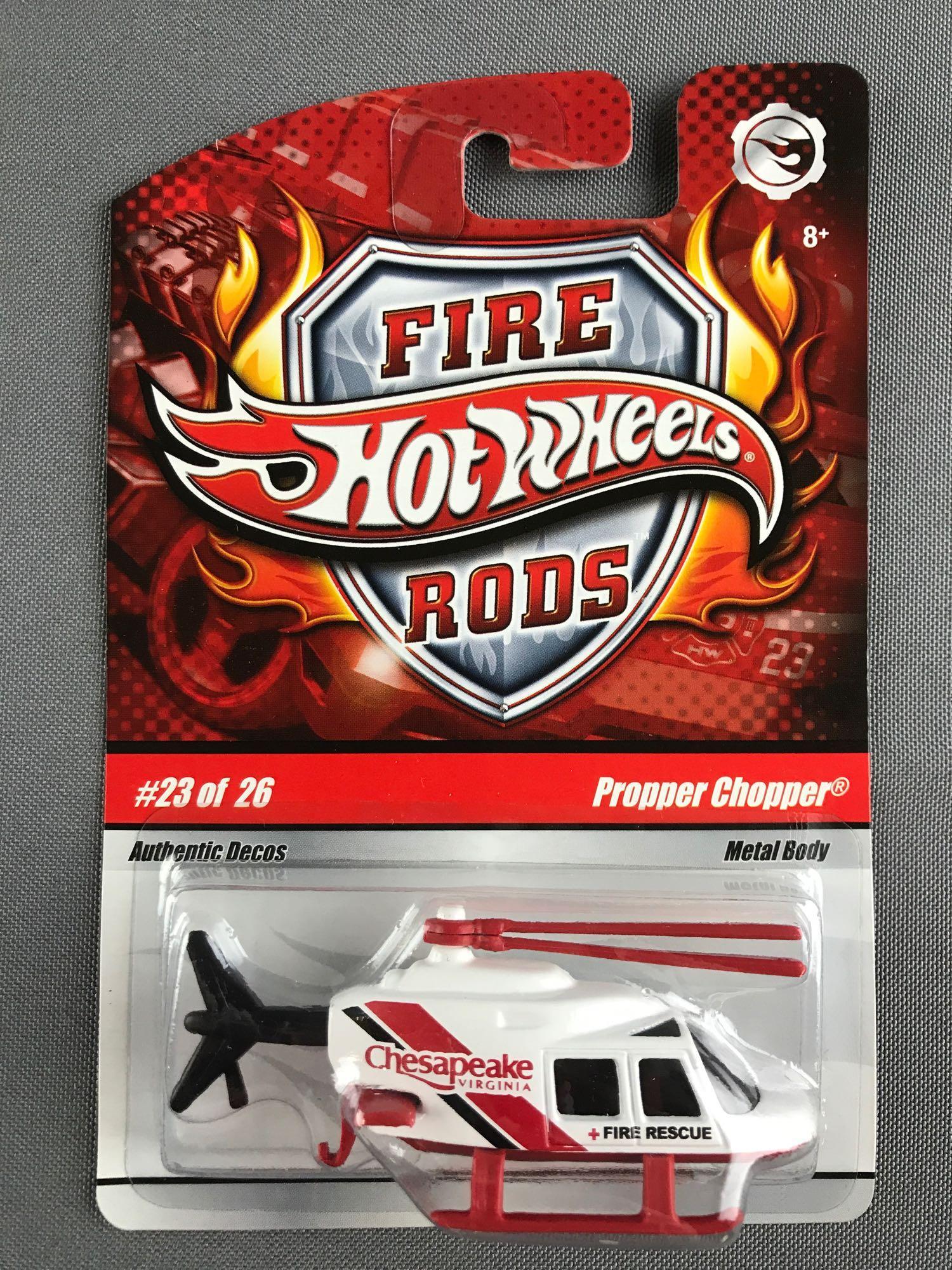 Rare Hot Wheels Fire Rods No. 23-Propper Chopper (1 of 3)