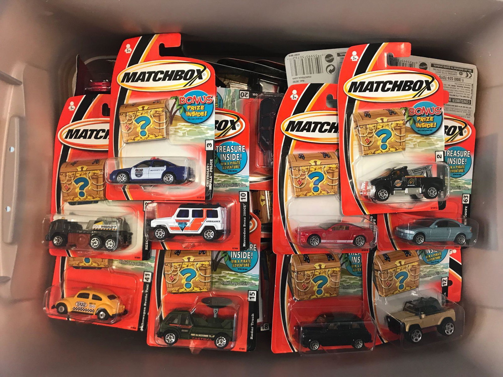 Group of appx 30 Matchbox Treasure Chest die-cast (1 of 4)