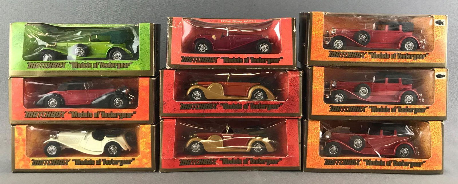 Group of 9 Matchbox Models of Yesteryear die-cast (1 of 7)