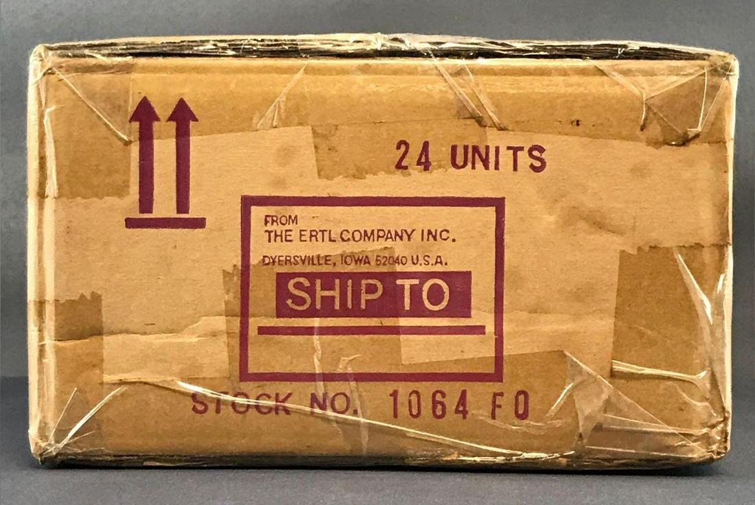 Full sealed shipping box of Ertl die-cast vehicles (1 of 3)