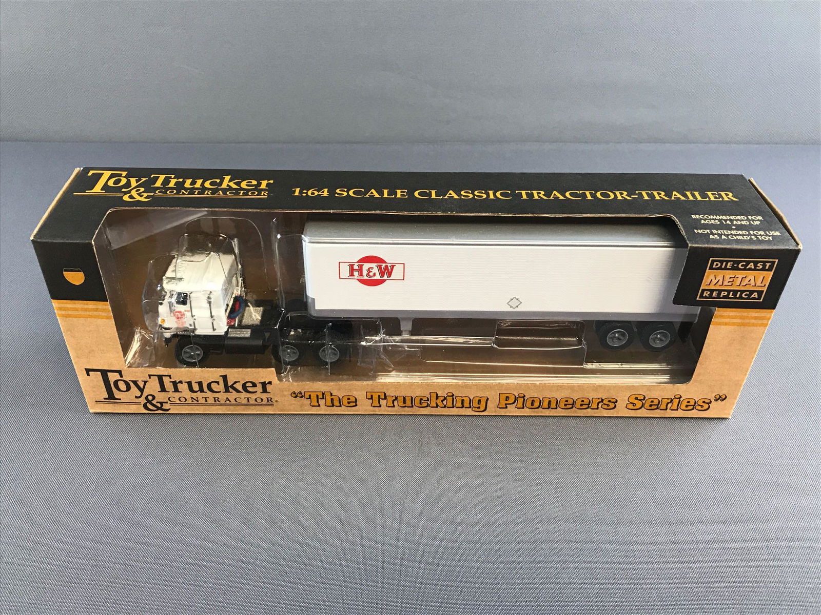 Die-Cast Promotions H and W Die Cast Tractor Trailer in (1 of 5)