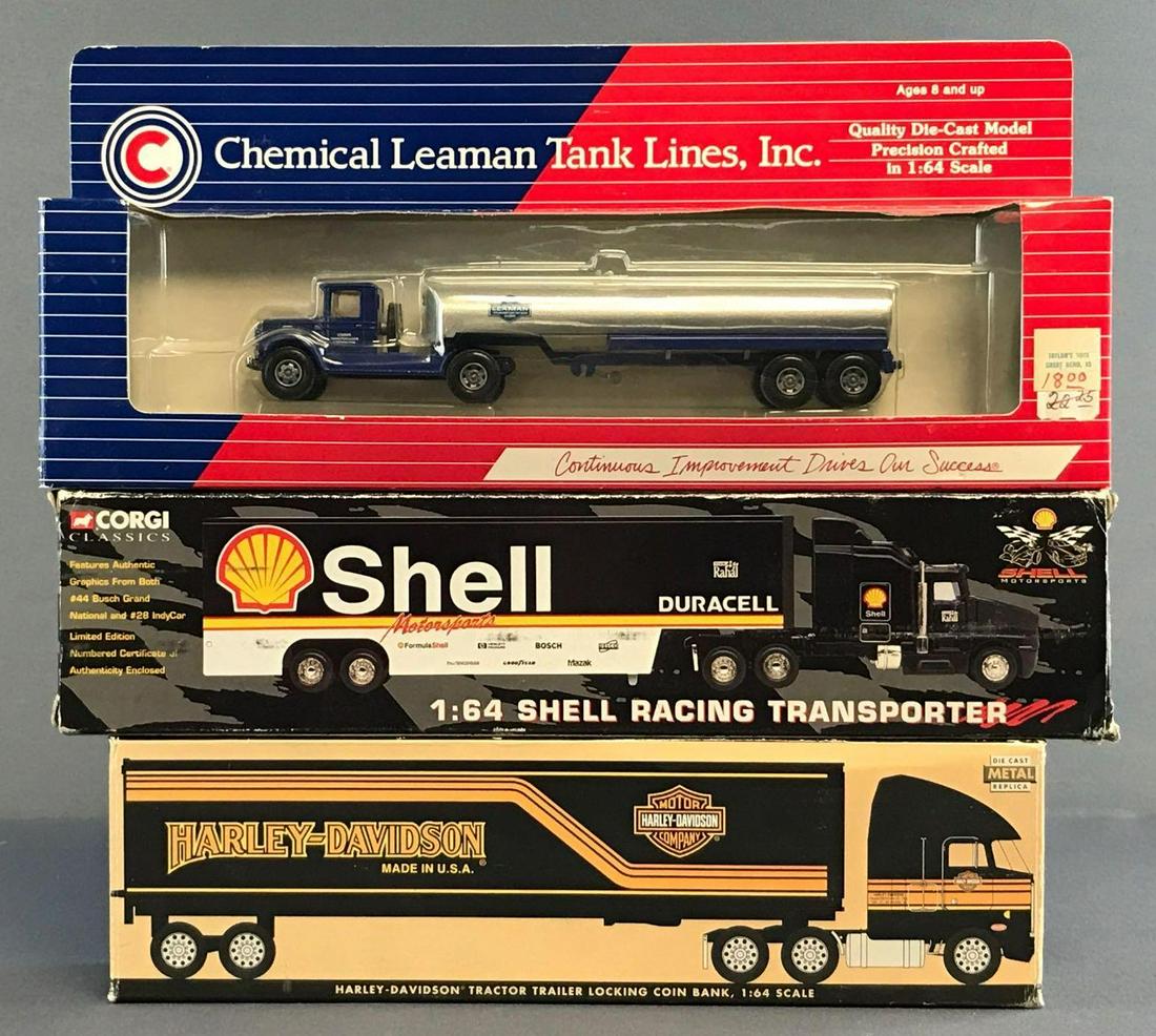 Group of 3 Assorted die-cast tractor trailer in (1 of 15)