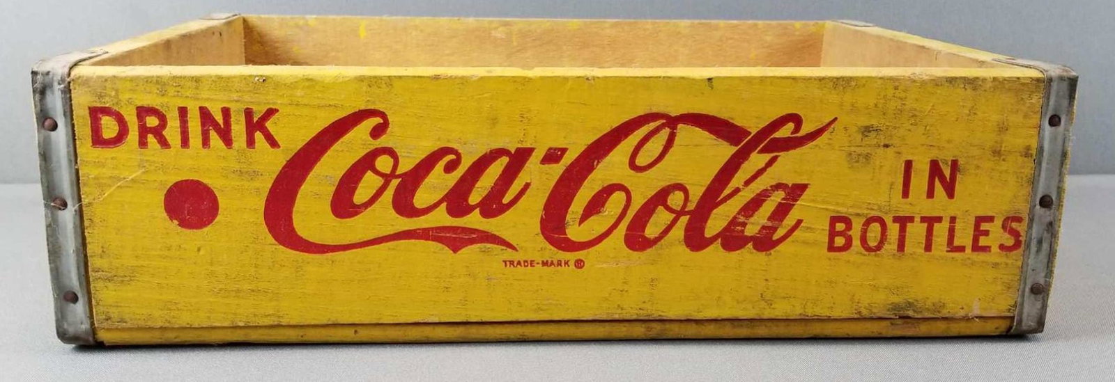 Coca-Cola crate: Dated 1964. 18.5 x 12 x 5.25 inches