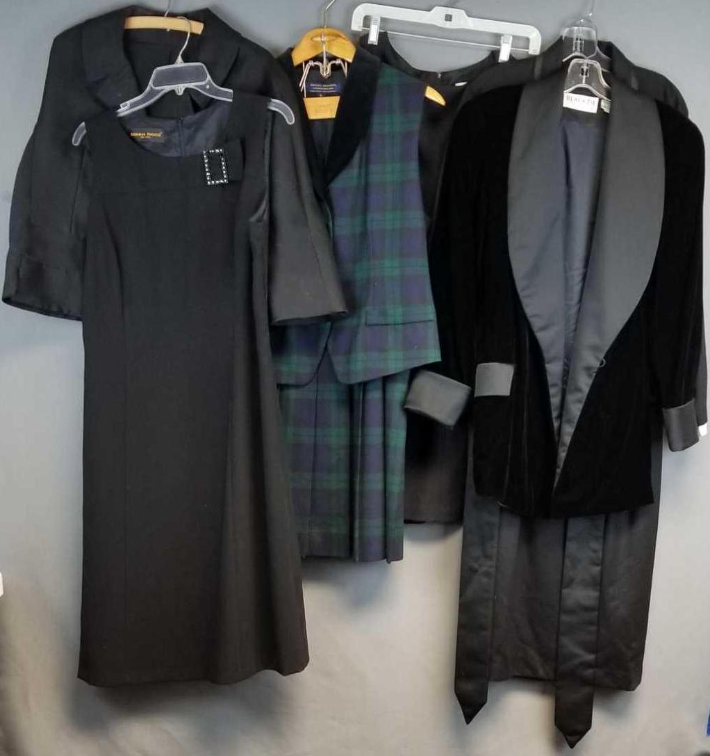 Group of womens clothing: Brooks brothers, Donna Ricco, Oleg Cassini and more. Needs cleaned
