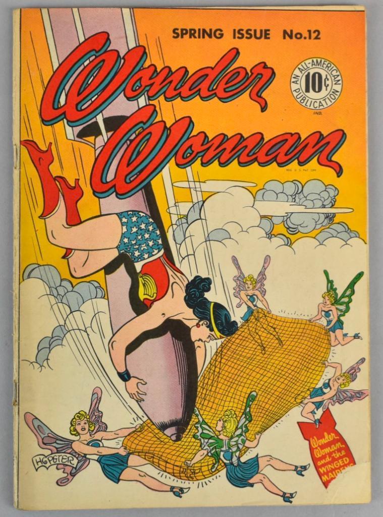 DC Comics Wonder Woman No. 12 Comic Book: March 1945, $.10, Golden Age
