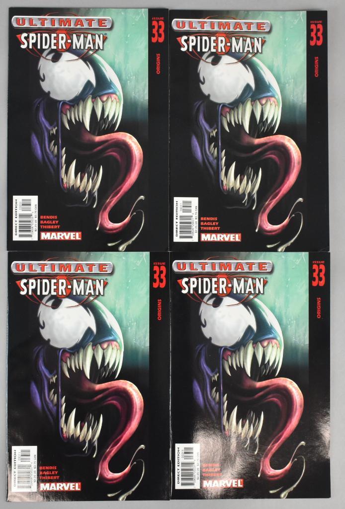 Group of 4 Marvel Comics Ultimate Spider-Man No. 33: Includes 4 Issues, featuring Venom