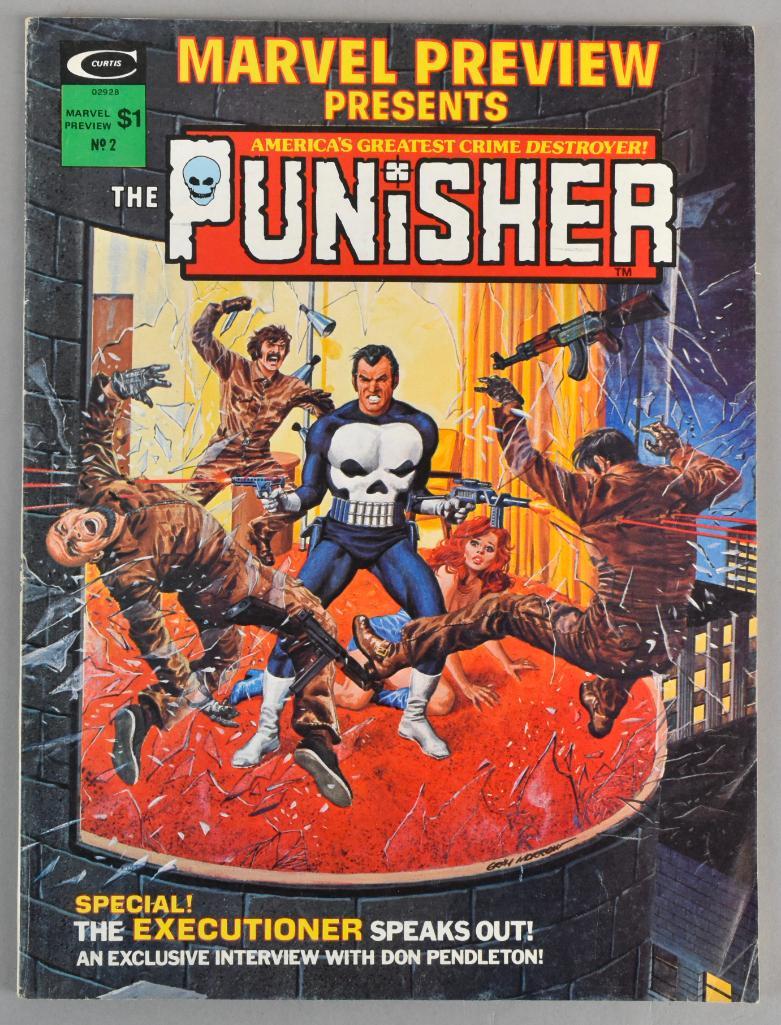 Marvel Comics Marvel Preview Presents No. 2 Comic Book: Featuring The Punisher