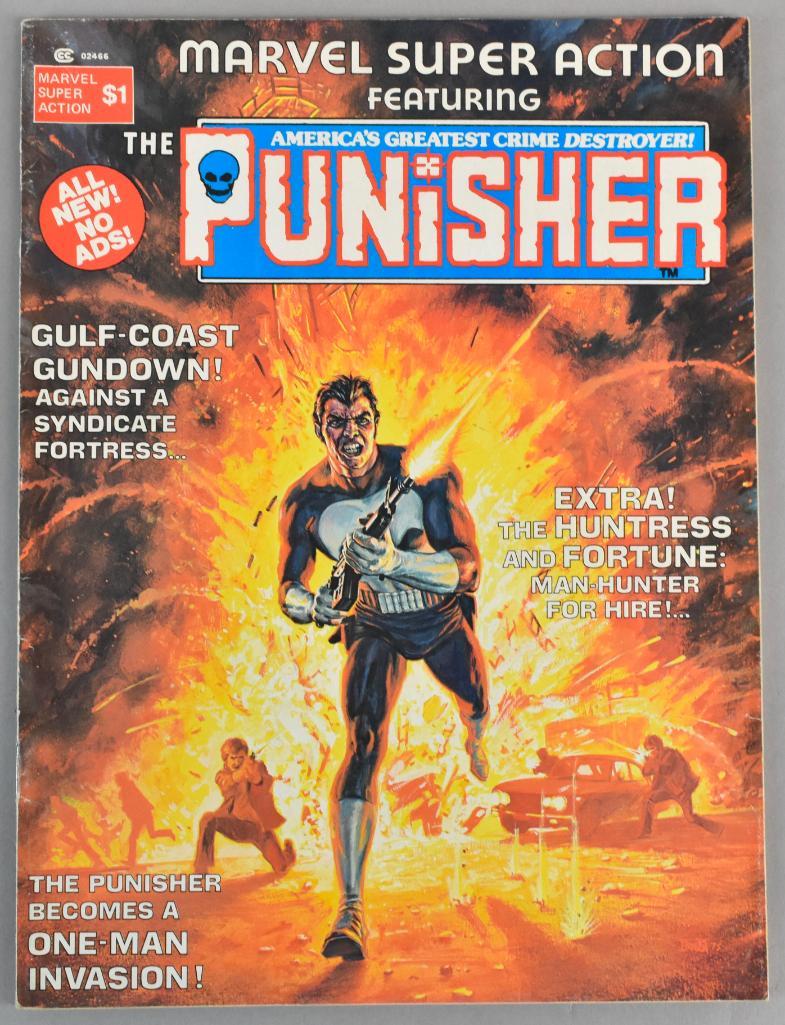 Marvel Comics Marvel Super Action No. 1 Comic Book: Featuring The Punisher
