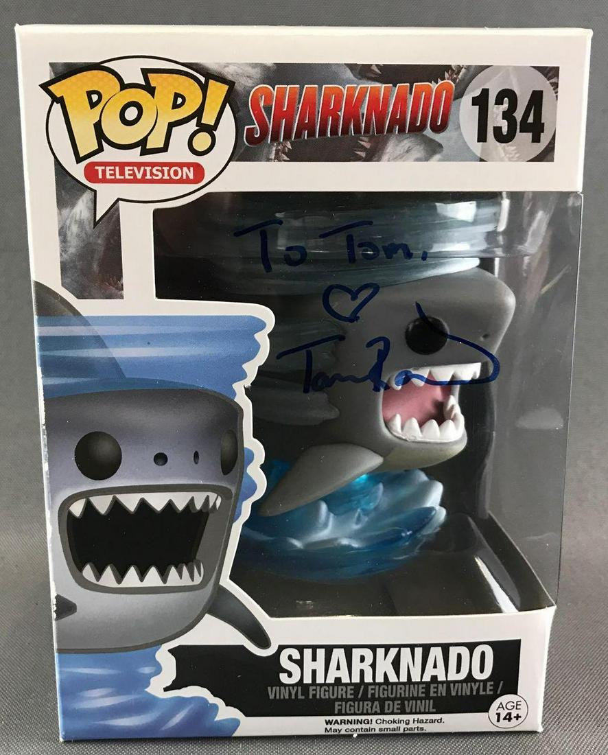 Tara Reid signed Funko Pop Television Sharknado Vinyl: New in original packaging. 4.5x6.25x3.5 inches