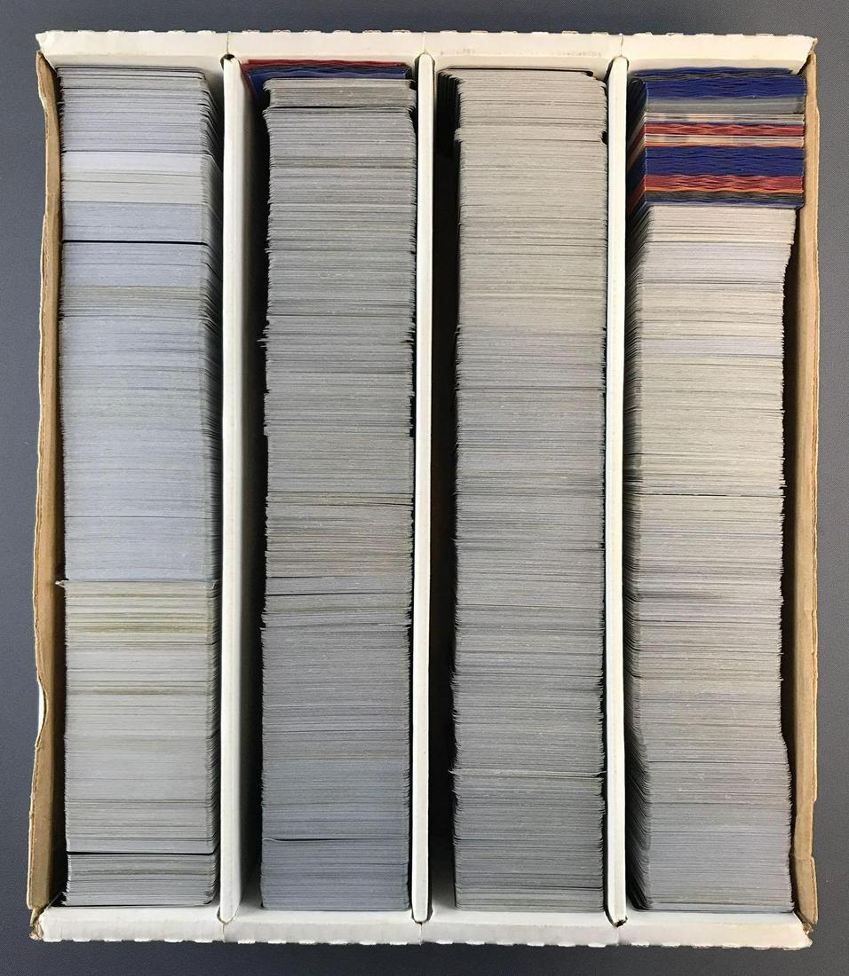 Group of approximately 4000 Magic the Gathering gaming: Includes cards circa years 1997â€”2019. Includes duplicates. Various Dates and Series, Unknown Contents
