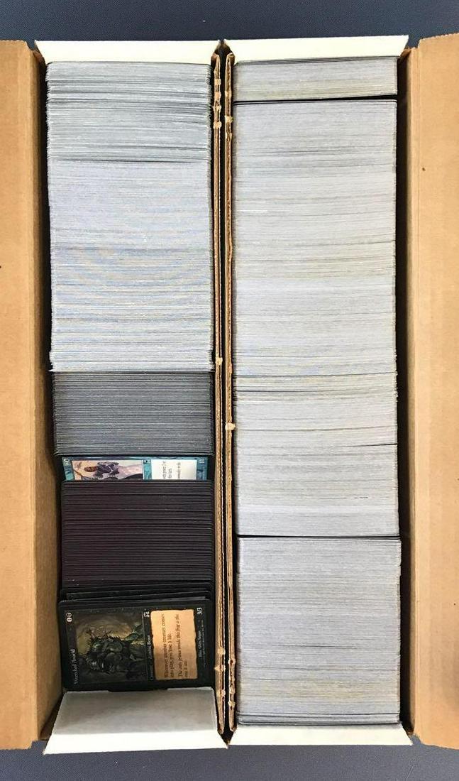 Group of approximately 1800 Magic the Gathering gaming: Includes cards circa years 1995â€“2020. Includes duplicates. Various Dates and Series, Unknown Contents