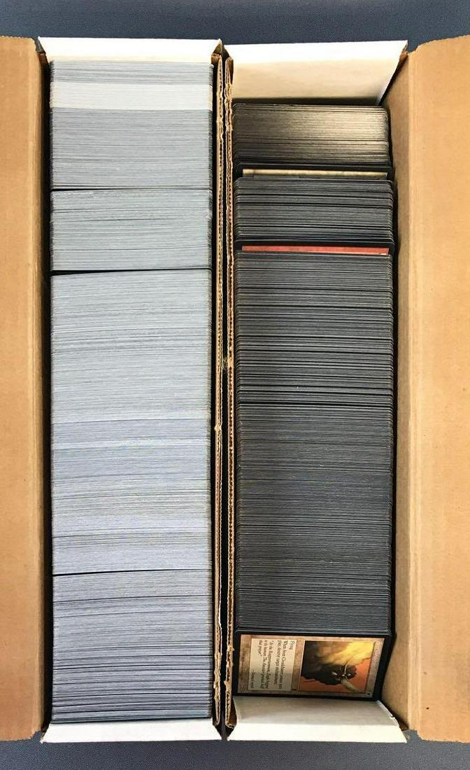 Group of approximately 2000 Magic the Gathering gaming: Includes cards circa years 1995â€“2001. Includes duplicates. Various Dates and Series, Unknown Contents