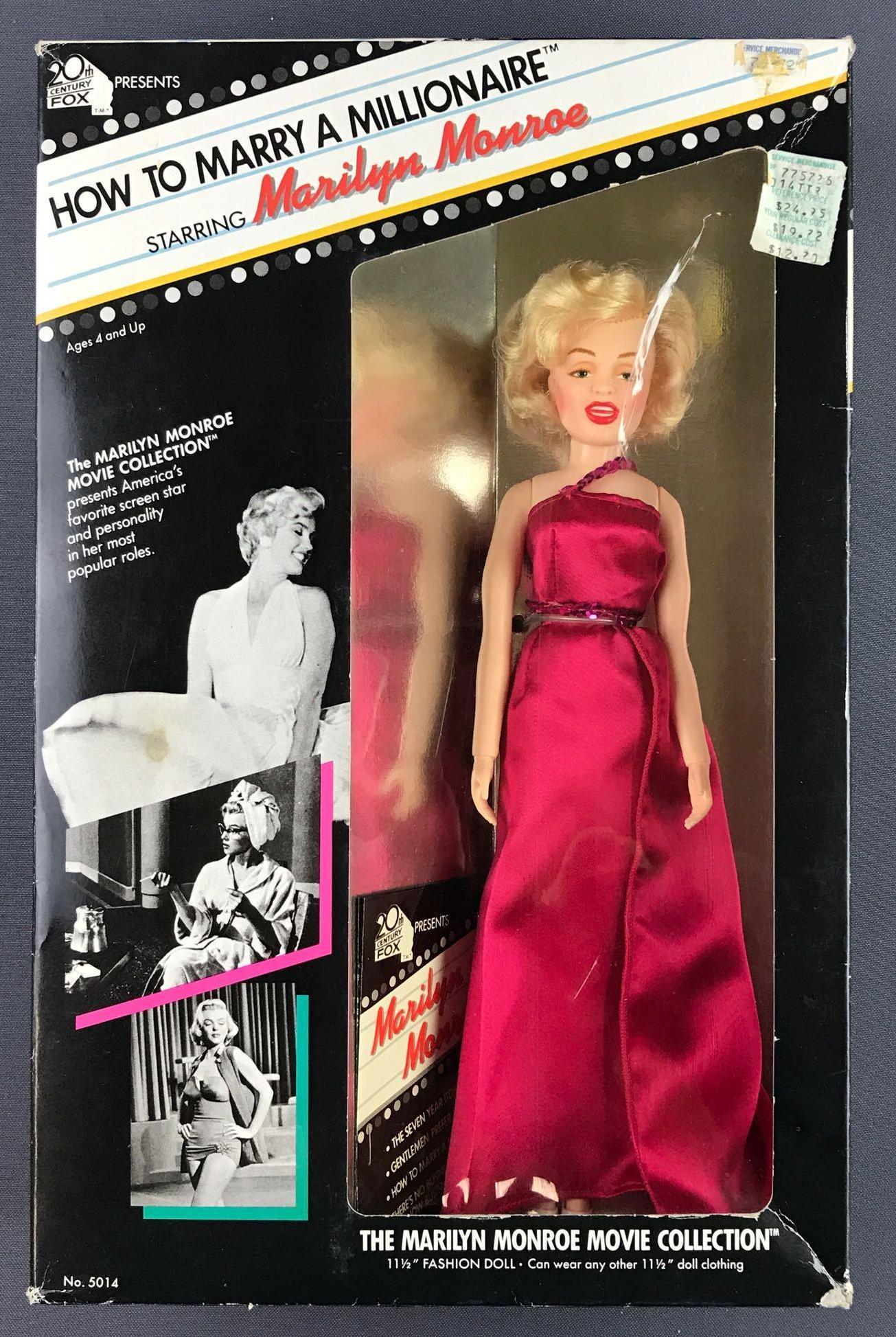 Tristar Marilyn Monroe in How to Marry a Millionaire: The Marilyn Monroe Movie Collection, like new condition, rip to cellophane plastic. Measures 9x14x2.75 inches.