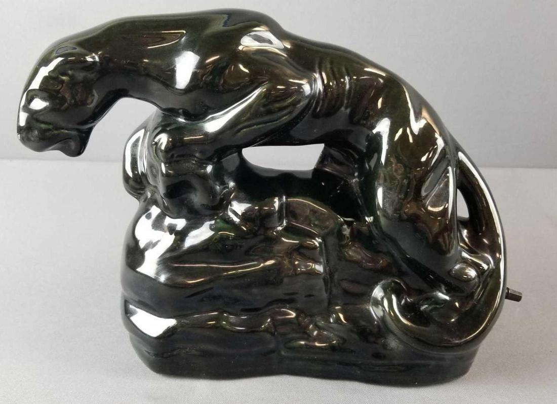 Panther TV light: Untested. Black and green coloring. 11 x 9 inches