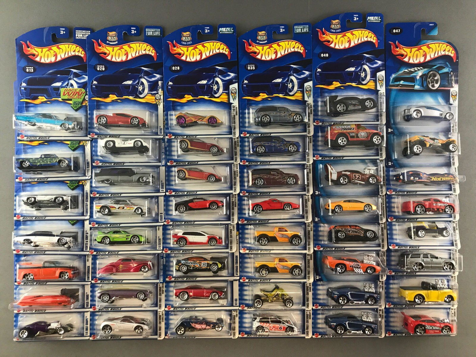 Group of 47 Hot Wheels 2003 First Editions die-cast (1 of 6)