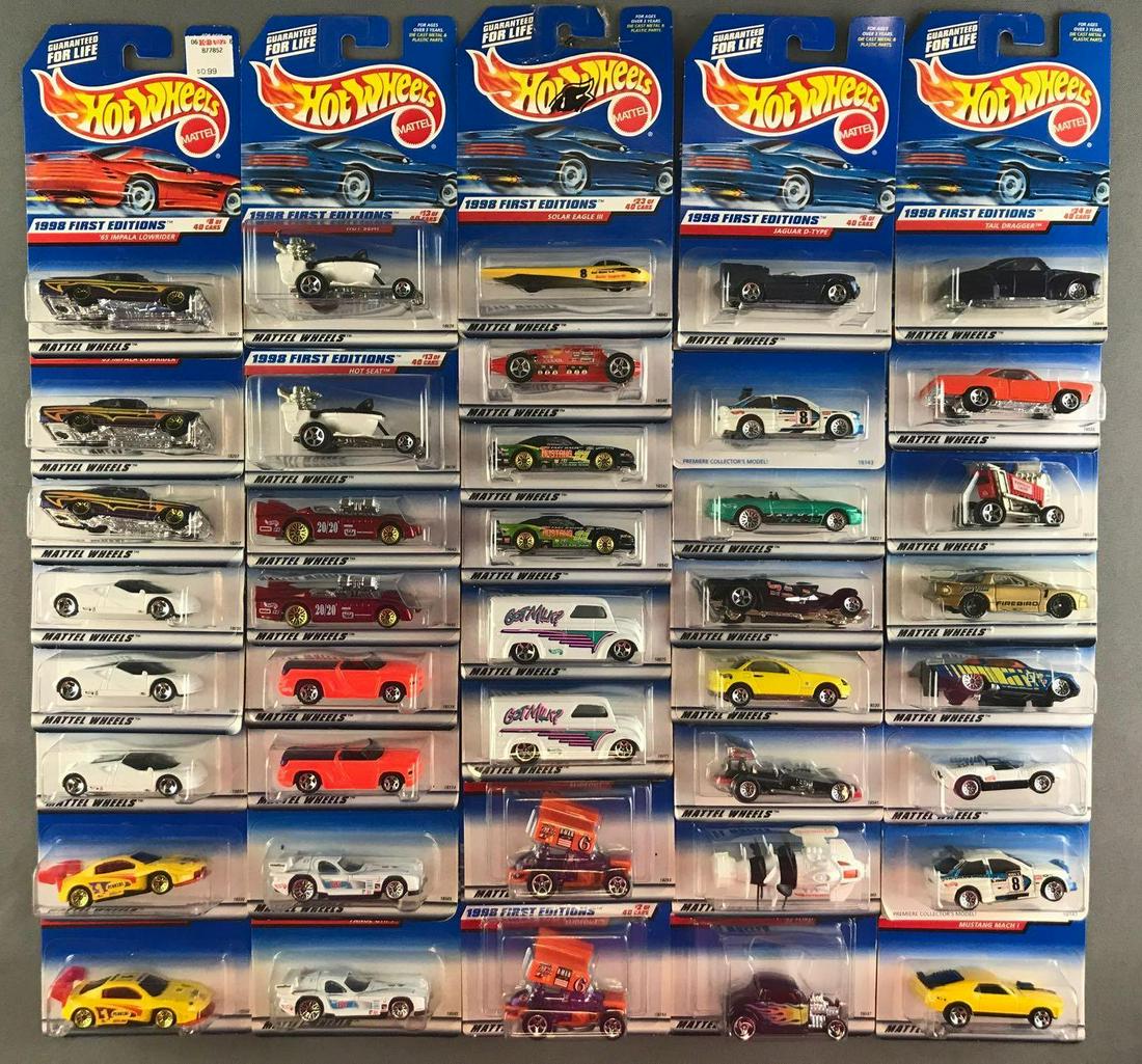 Group of 40 Hot Wheels 1998 First Editions die-cast (1 of 6)