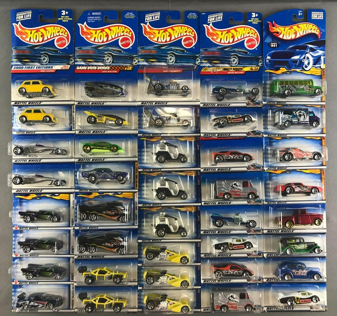 Group of 40 assorted Hot Wheels die-cast vehicles (1 of 6)
