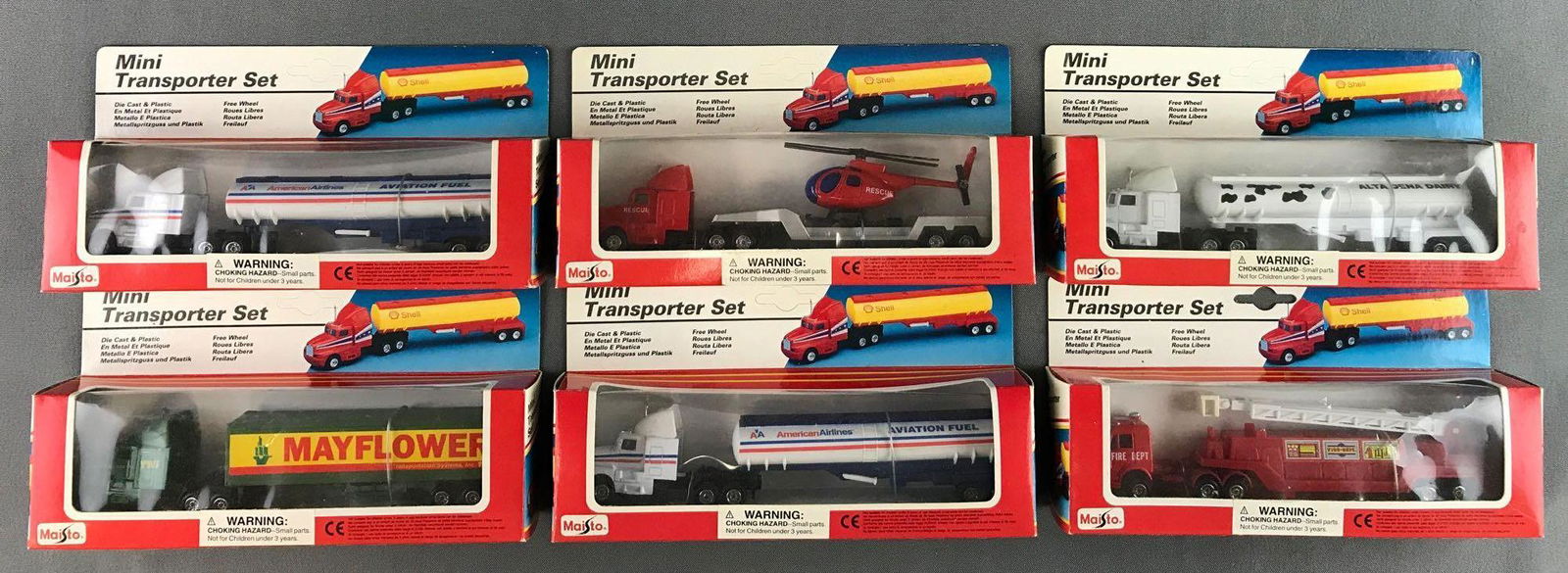 Group of 6 Maisto Mini Transporter die-cast vehicles (1 of 4)
