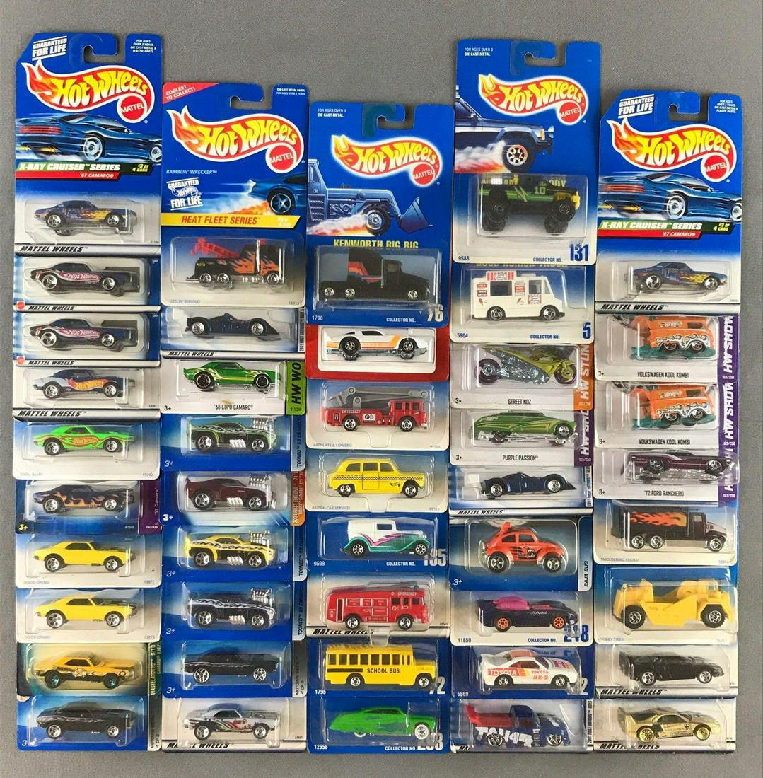 Group of 44 Hot Wheels assorted die-cast vehicles (1 of 3)
