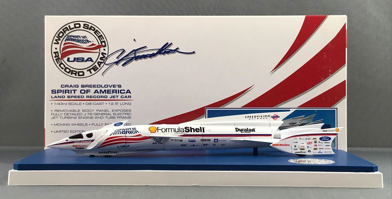 Scaleworks 1/43 Land Speed Record Car 'spirit Of America