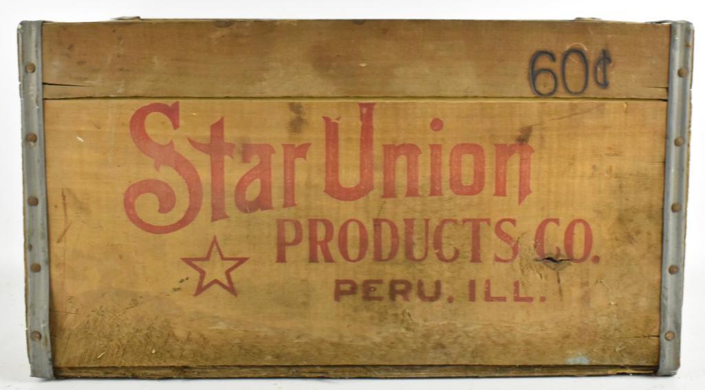 Vintage Star Union Beer Advertising Wood Crate (1 of 4)