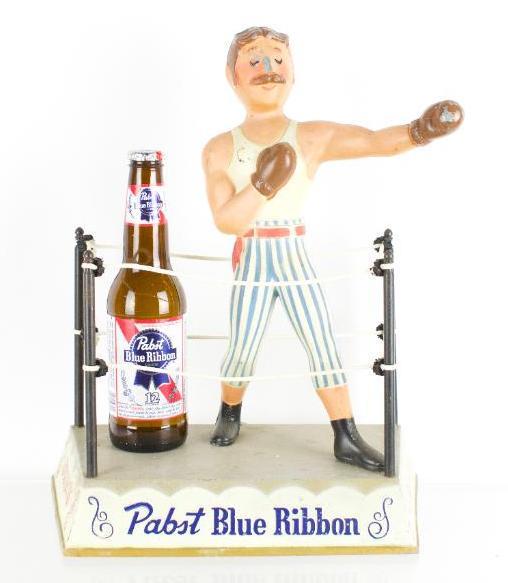 Vintage Pabst Blue Ribbon Advertising Boxer Back Bar (1 of 3)